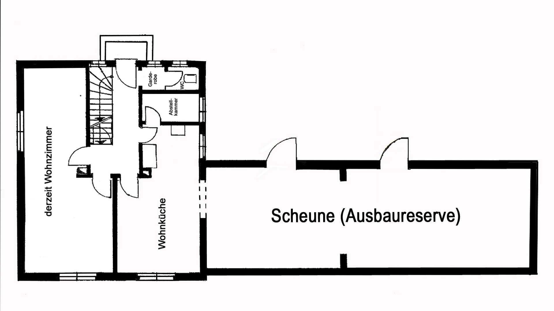 Referenzobjekt, Restbauernhof in Höhenlage von Morsbach OT Wallerhausen